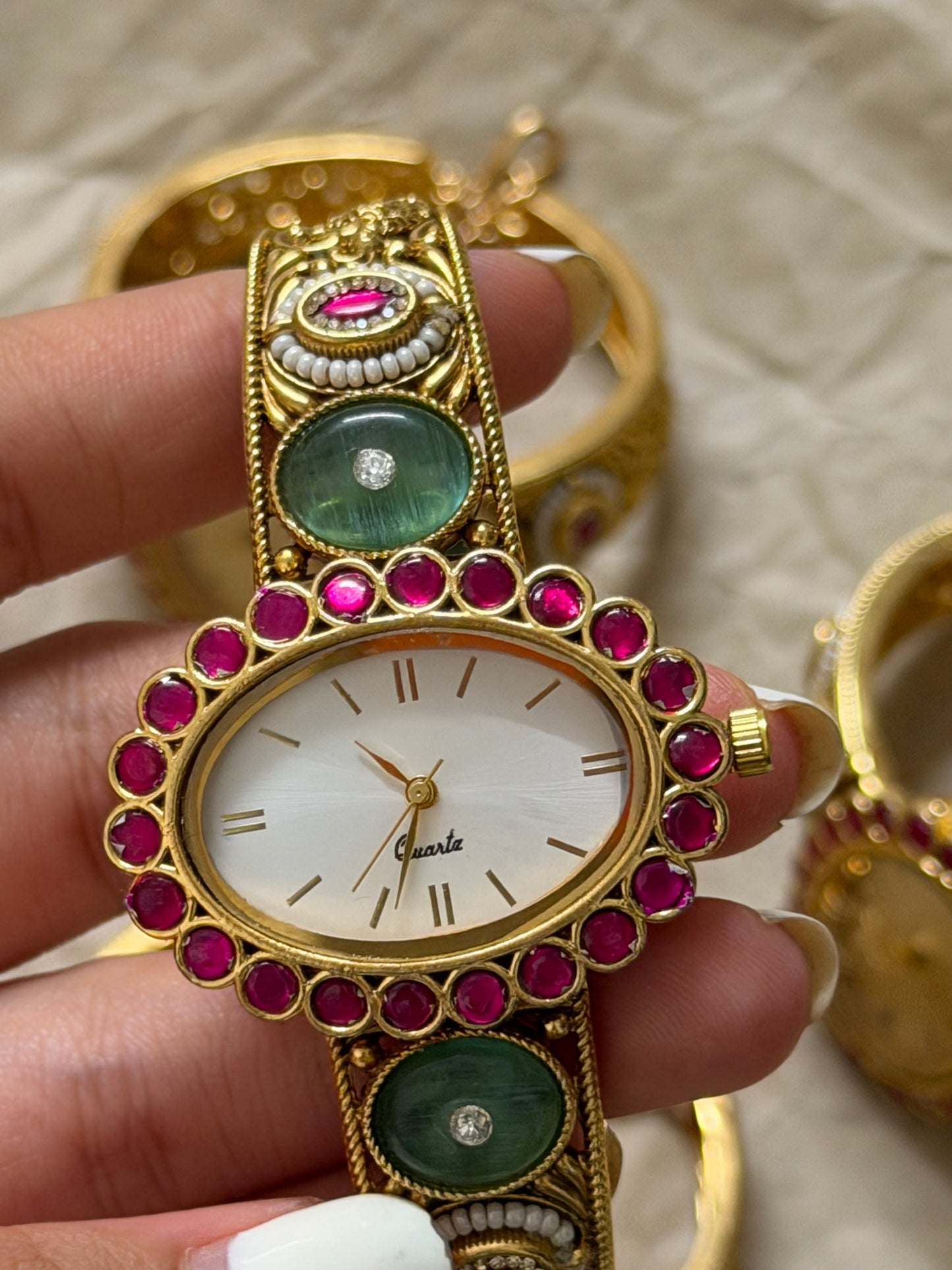 Aadhya Antique Designer Watch Bracelet