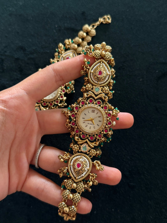 Vijaya Antique Designer Watch Bracelet