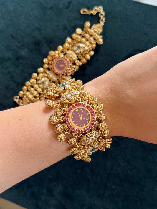 Ruhi Antique Designer Watch Bracelet