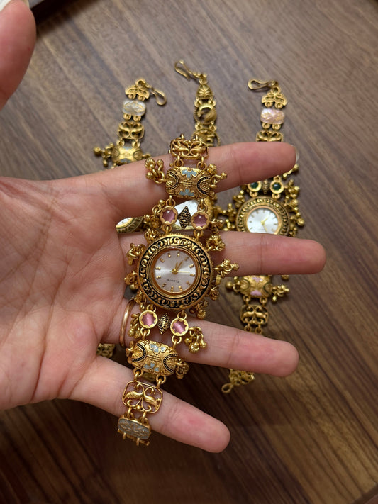 Kavya Antique Designer Watch Bracelet