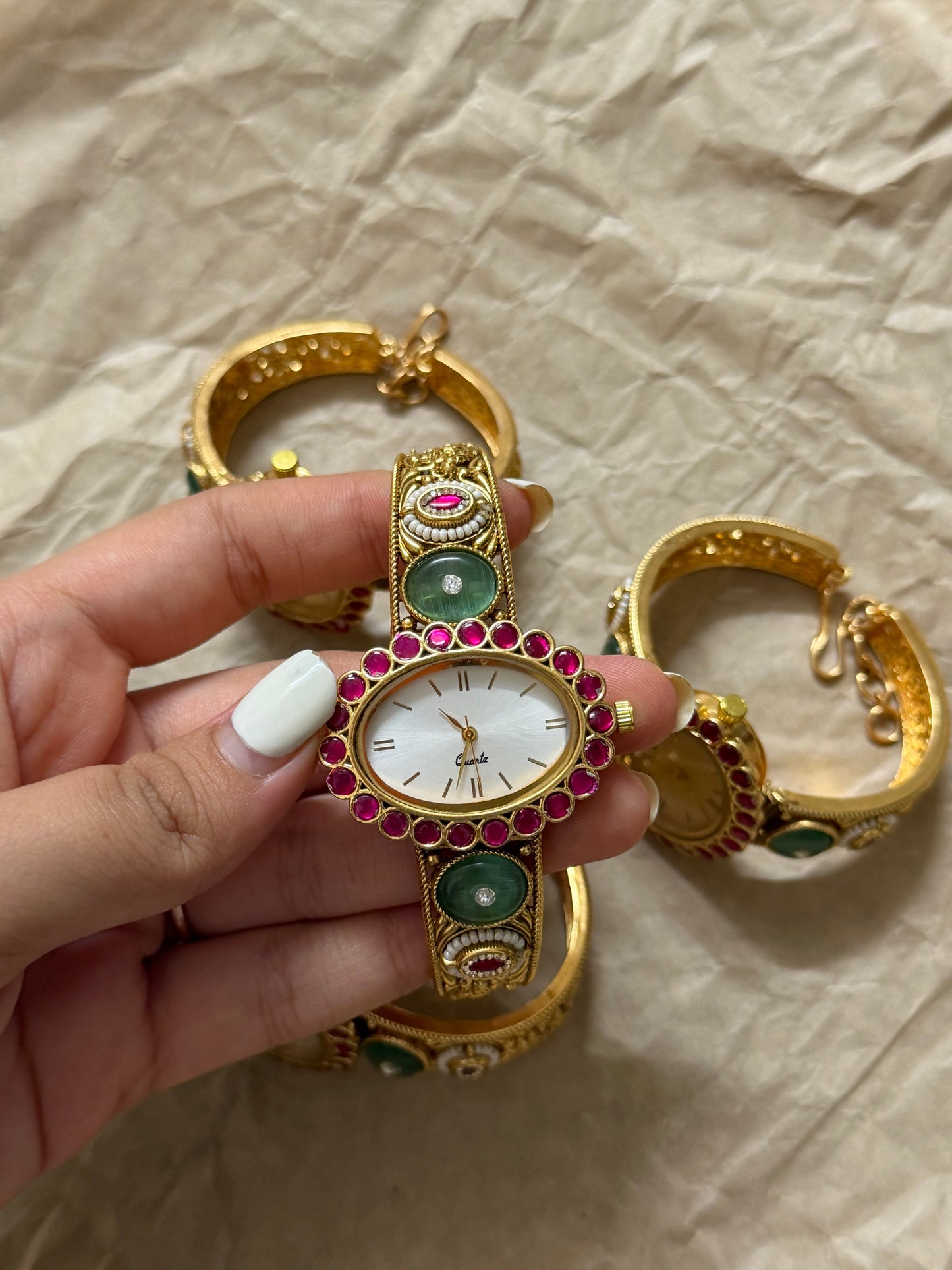 Aadhya Antique Designer Watch Bracelet