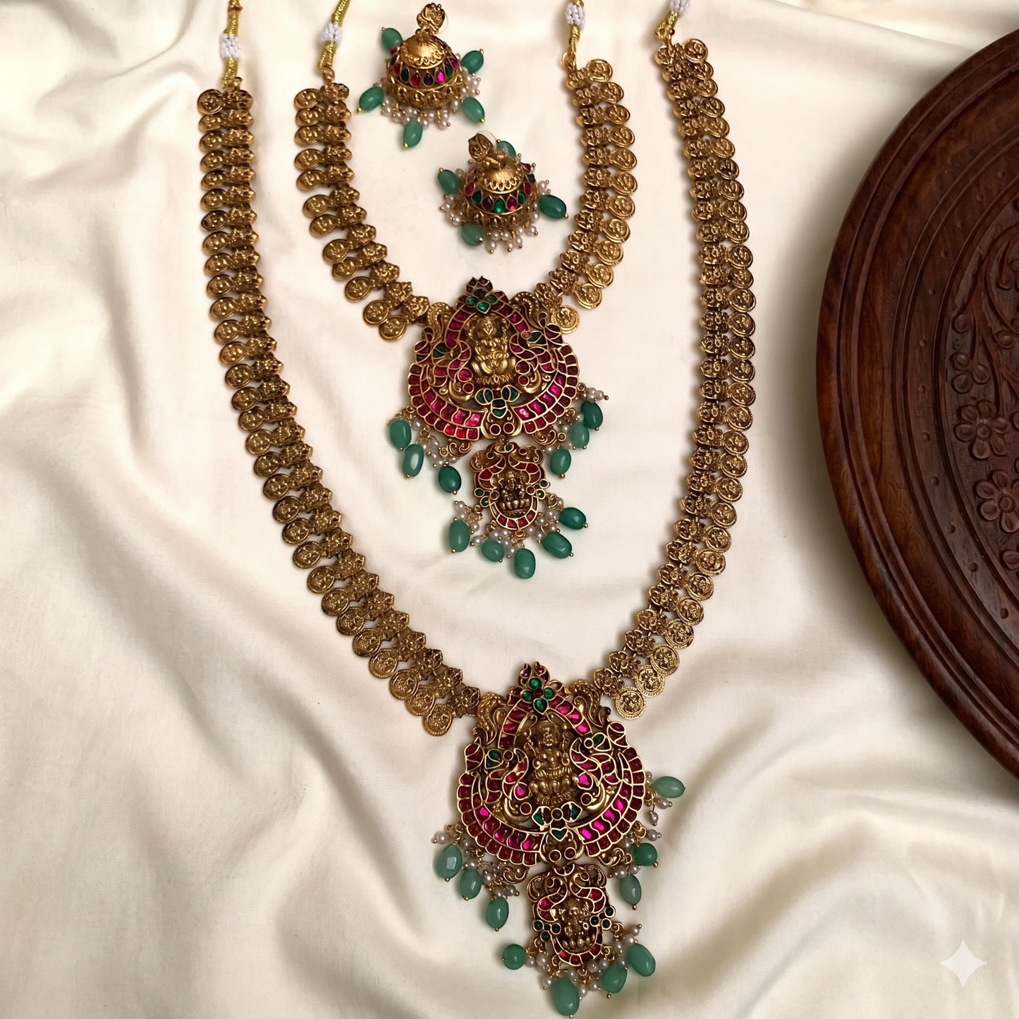 Antique Jadau Combo Set Haaram