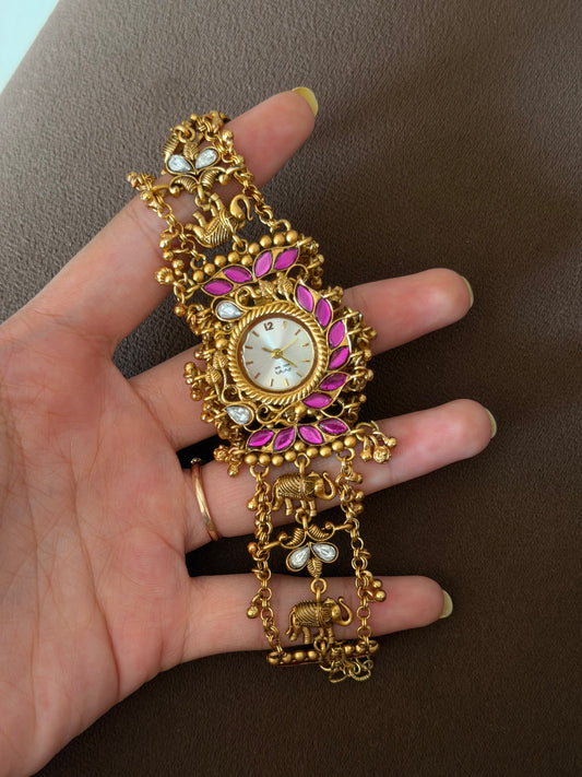 Heena Antique Designer Watch Bracelet