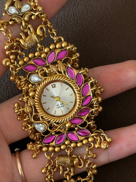 Heena Antique Designer Watch Bracelet