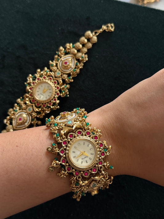 Vijaya Antique Designer Watch Bracelet
