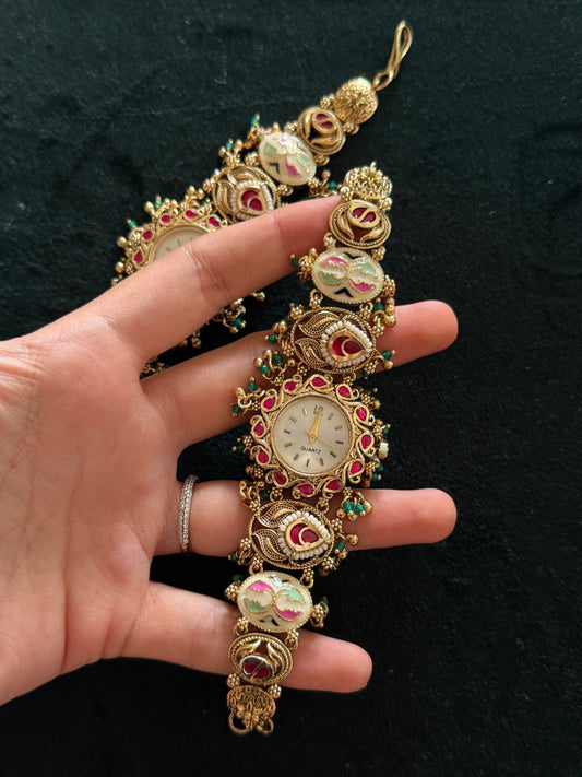 Jeevika Antique Designer Watch Bracelet