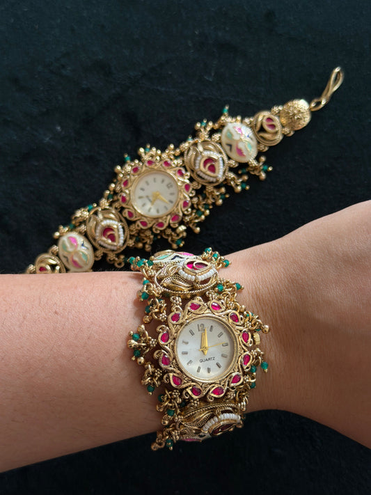 Jeevika Antique Designer Watch Bracelet