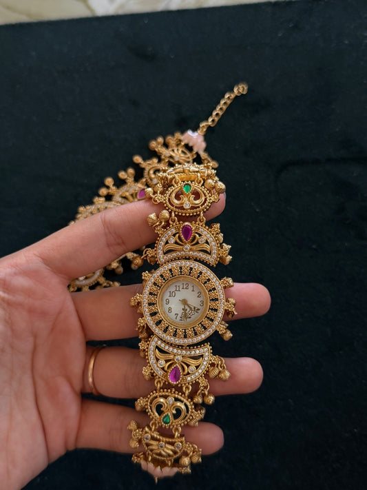 Aarohi Antique Designer Watch Bracelet