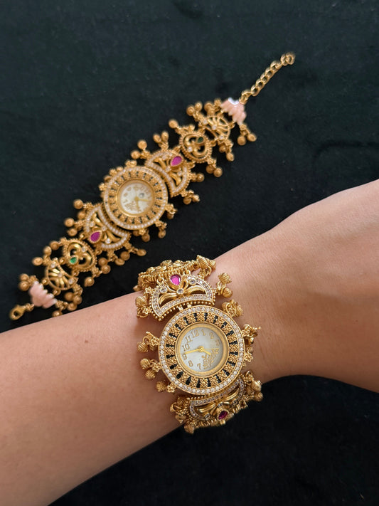 Aarohi Antique Designer Watch Bracelet