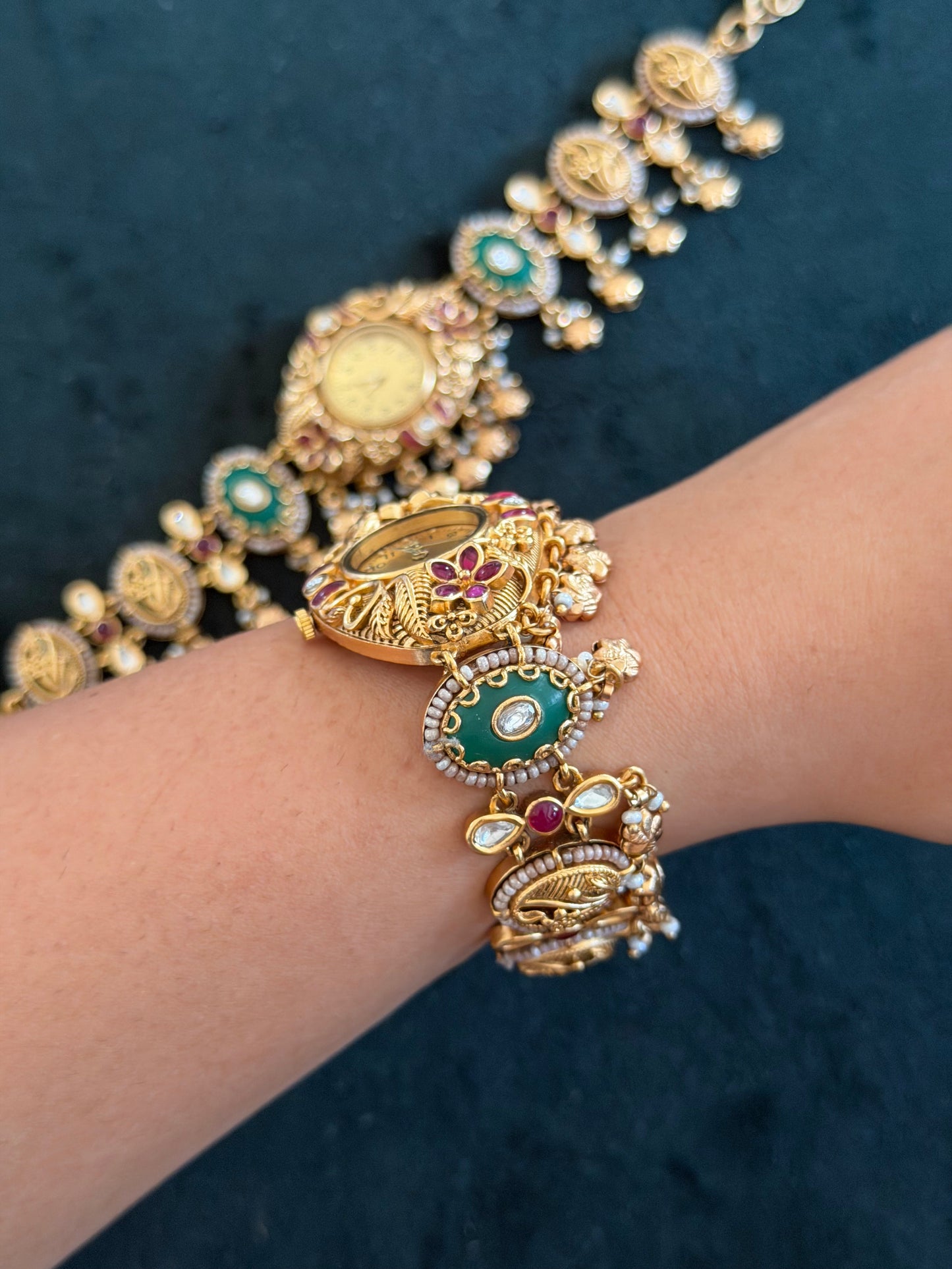 Kumari Antique Designer Watch Bracelet