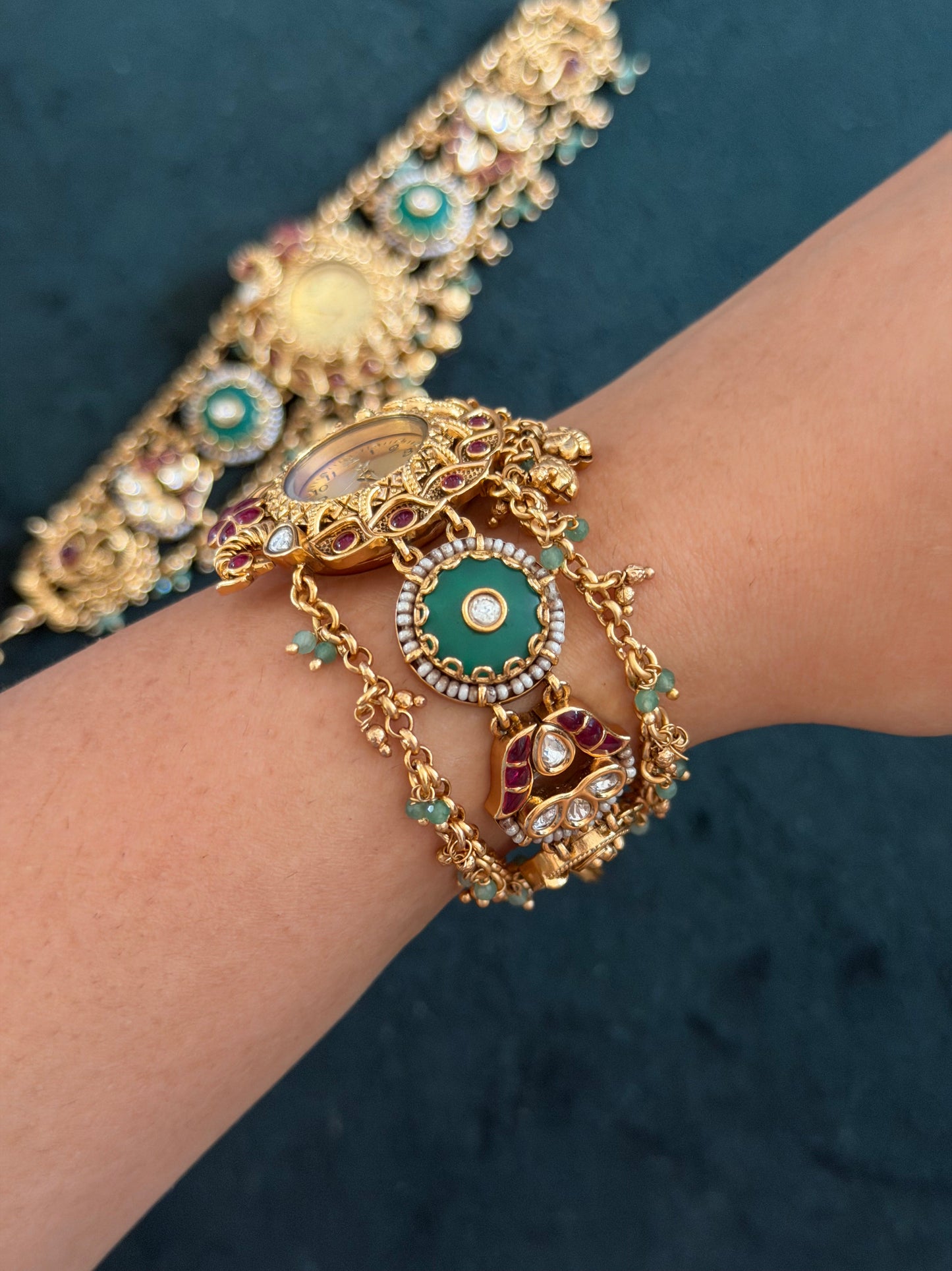 Navya Antique Designer Watch Bracelet