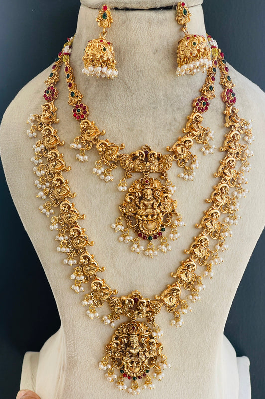 Mumbai Gold Bridal Combo Set Haaram