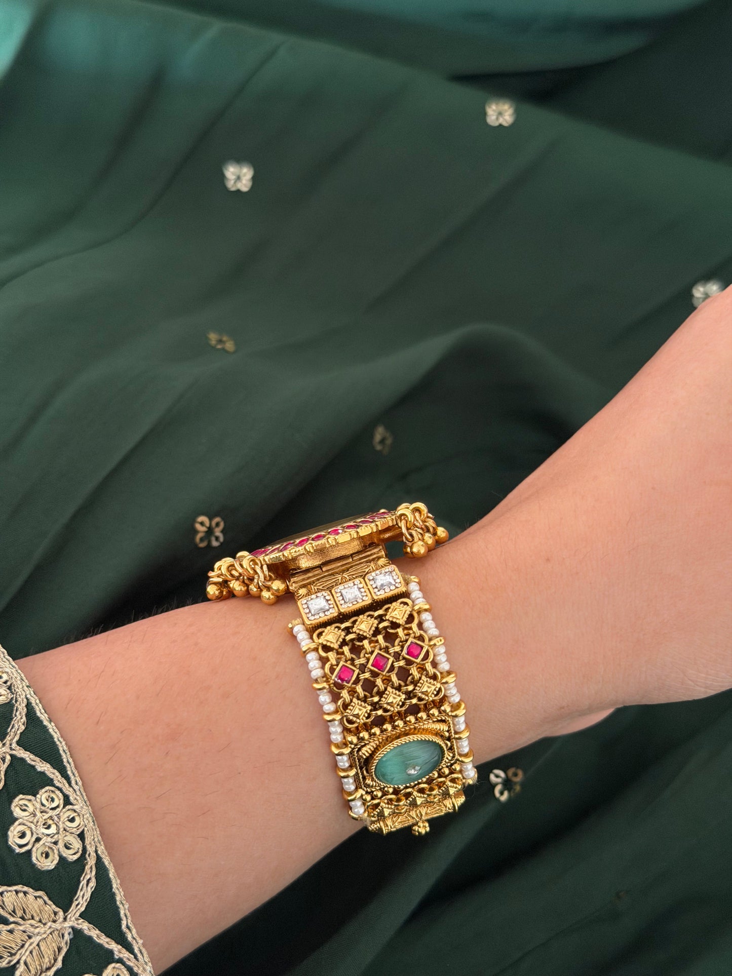 Maanvi Antique Designer Watch Bracelet