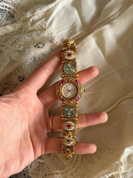 Phulkari Antique Designer Watch Bracelet