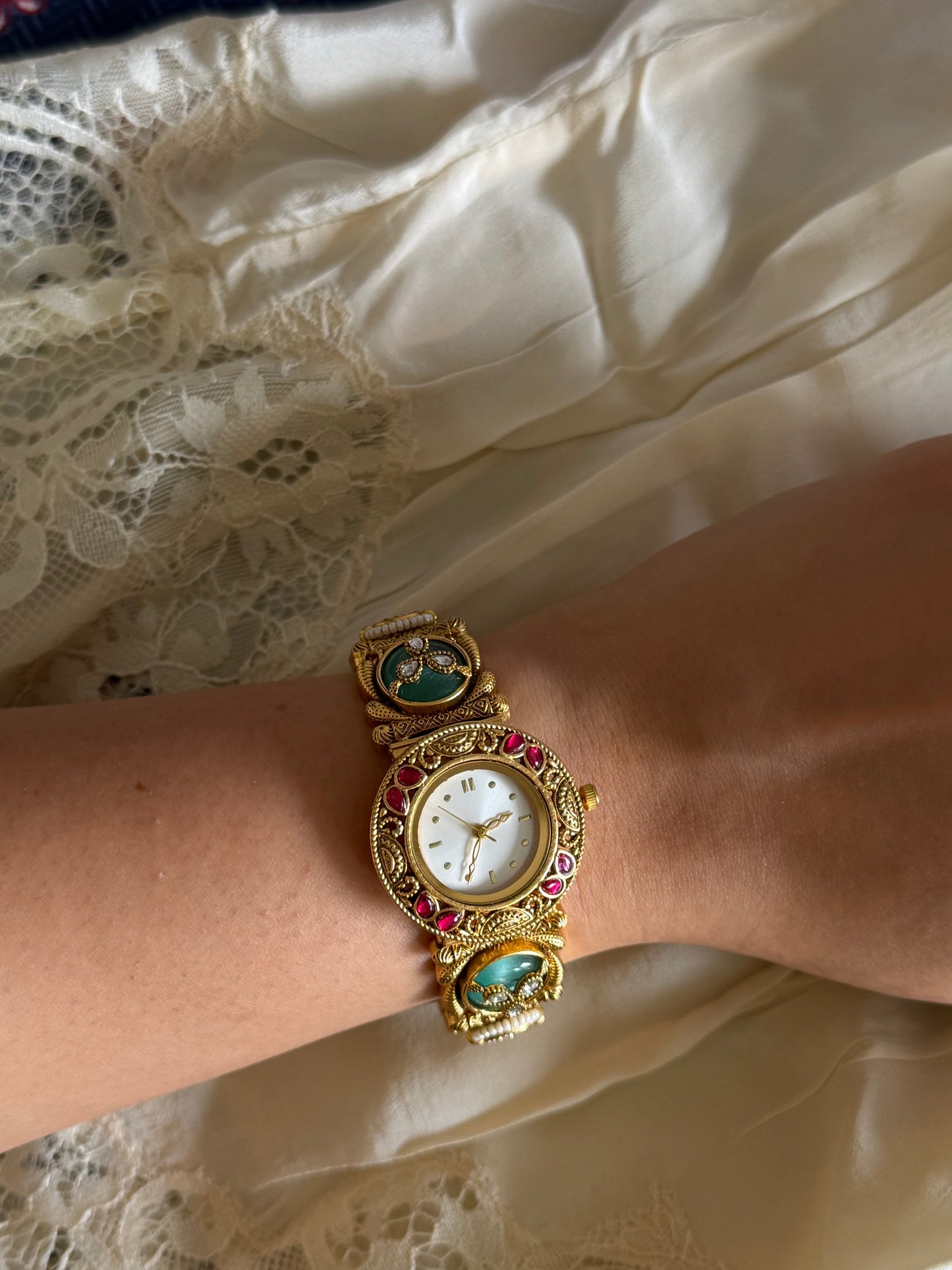 Phulkari Antique Designer Watch Bracelet