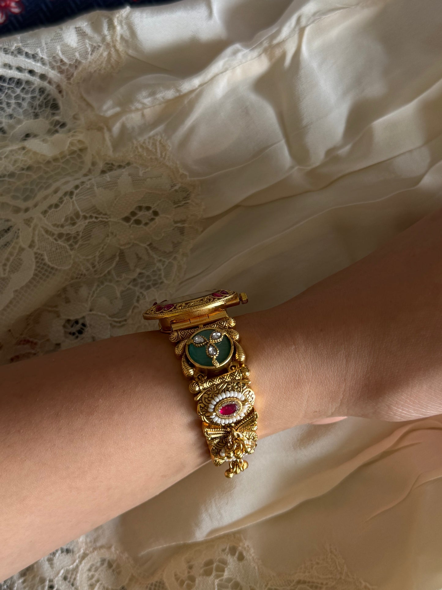 Phulkari Antique Designer Watch Bracelet