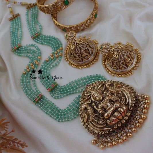 Sreeva Look Mattal Look Mala Set