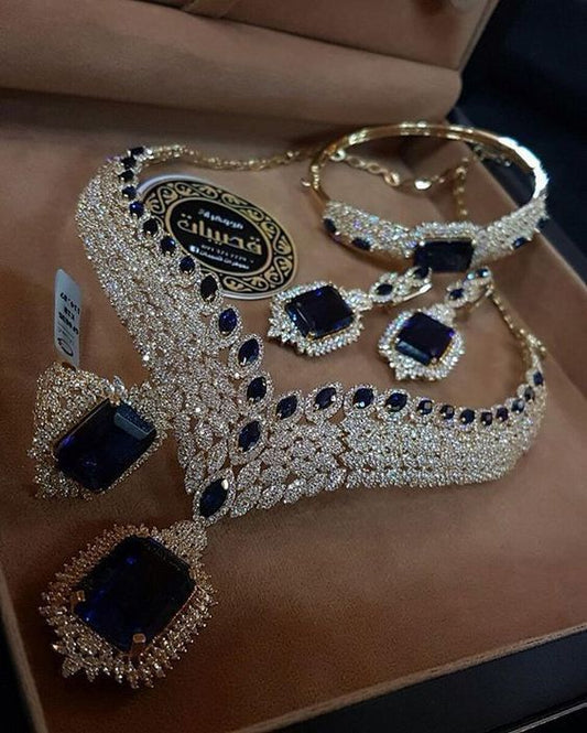 Diamond Look and Shine Ring And Necklace set